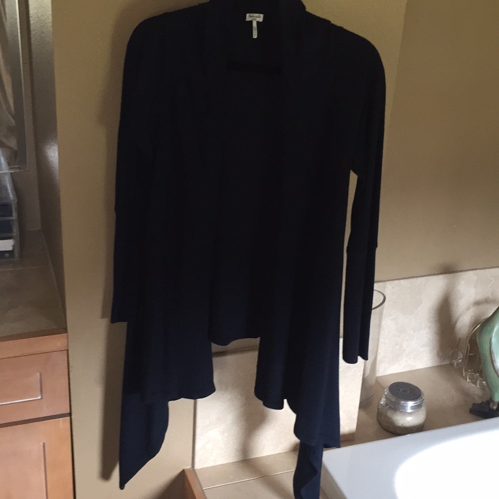 Splendid waffle knit cardigan